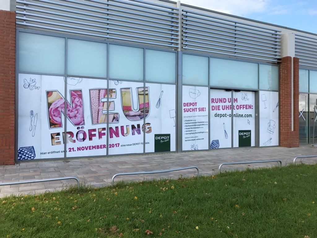 Schaufensterbeschriftung